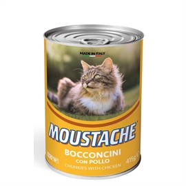 Moustache Dåsemad til kat med kylling - 415 g